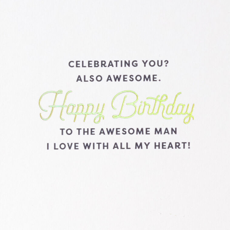 Hallmark Loving And Celebrating You Romantic Birthday Card For Him