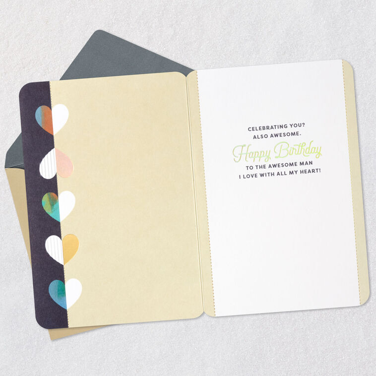 Hallmark Loving And Celebrating You Romantic Birthday Card For Him