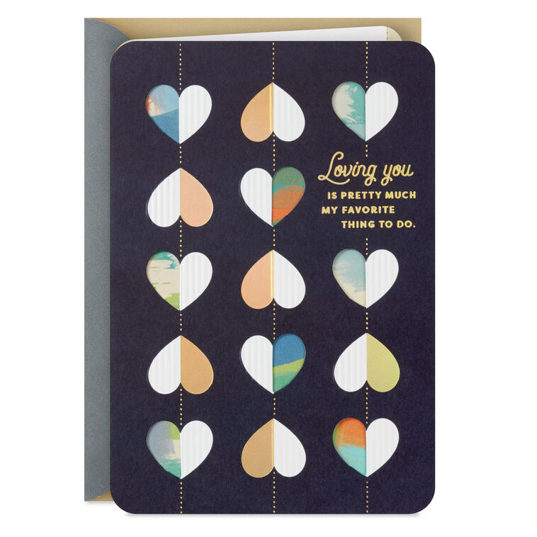 hallmark Loving and Celebrating You Romantic Birthday Card for Him
