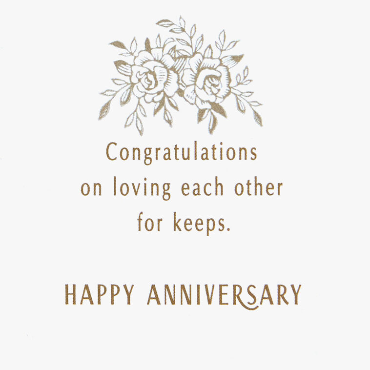 Hallmark Loving For Keeps Anniversary Card For Couple
