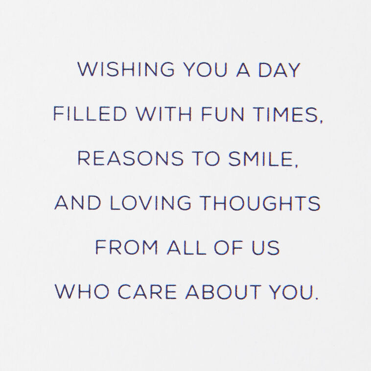 Hallmark Loving Thoughts From Us Birthday Card For Uncle