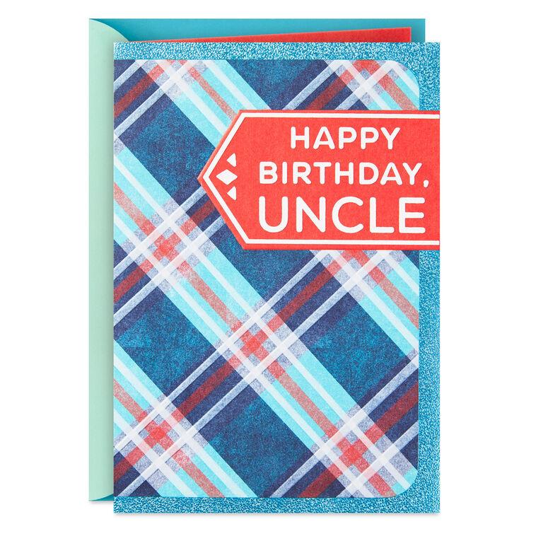 hallmark Loving Thoughts From Us Birthday Card for Uncle