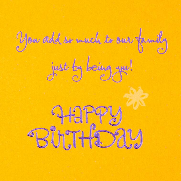 Hallmark Loving Wife Caring Mother Birthday Card For Daughter-in-Law