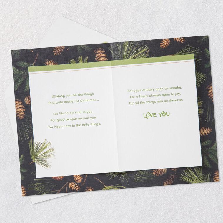 Hallmark Loving Wishes For You Christmas Card For Son