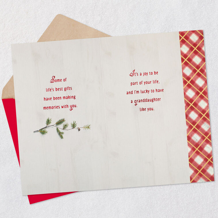 Hallmark Lucky To Have A Granddaughter Like You Christmas Card