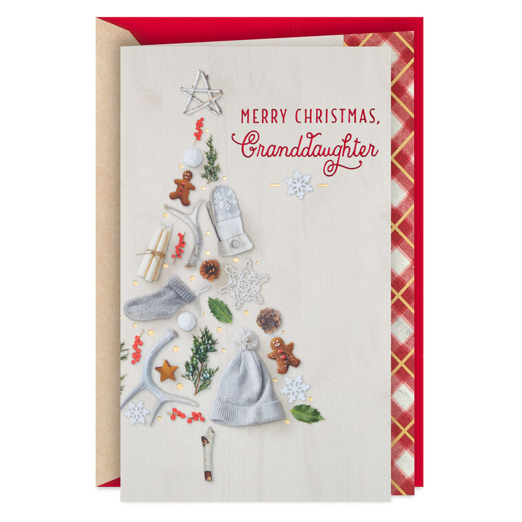 hallmark Lucky to Have a Granddaughter Like You Christmas Card