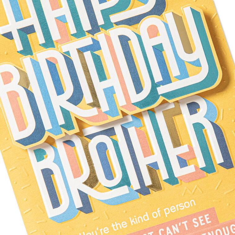 Hallmark Lucky To Have You As My Brother Birthday Card