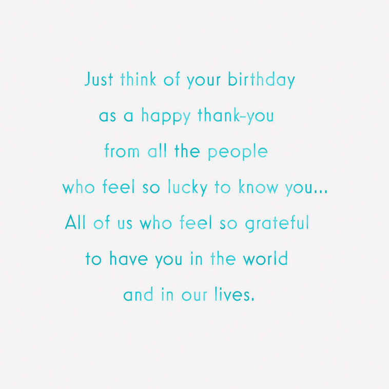 Hallmark Lucky To Know You Cake And Flowers Gift Card Greeting Birthday Card