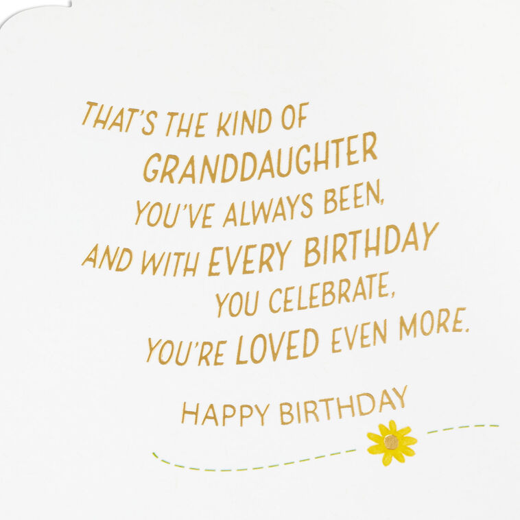 Hallmark Lucky To Love You Birthday Card For Granddaughter