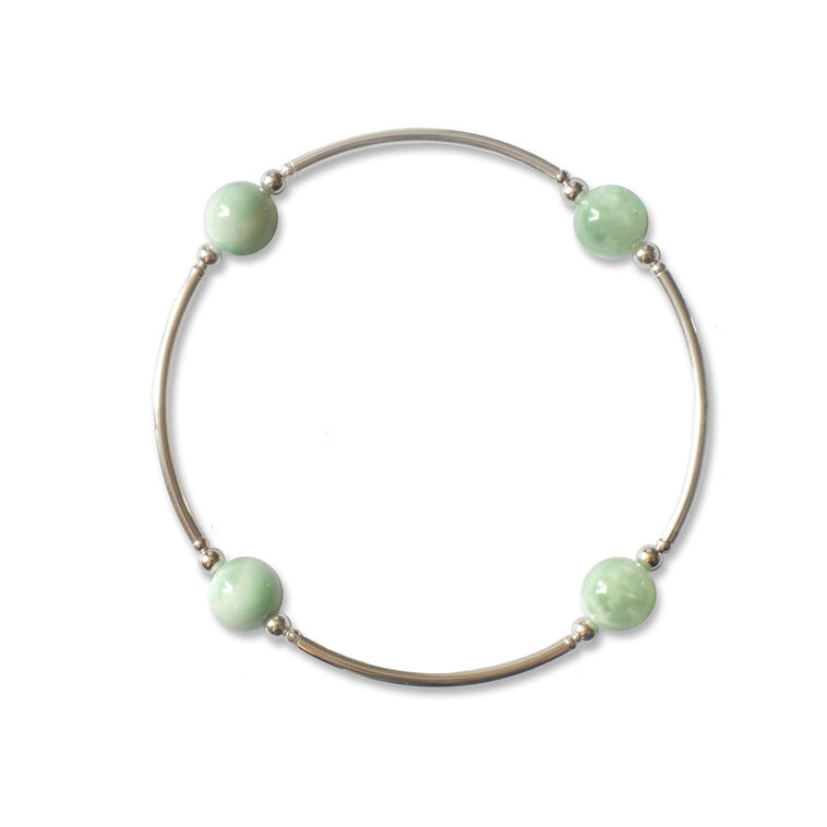 hallmark Made As Intended Green Angelite Blessing Bracelet
