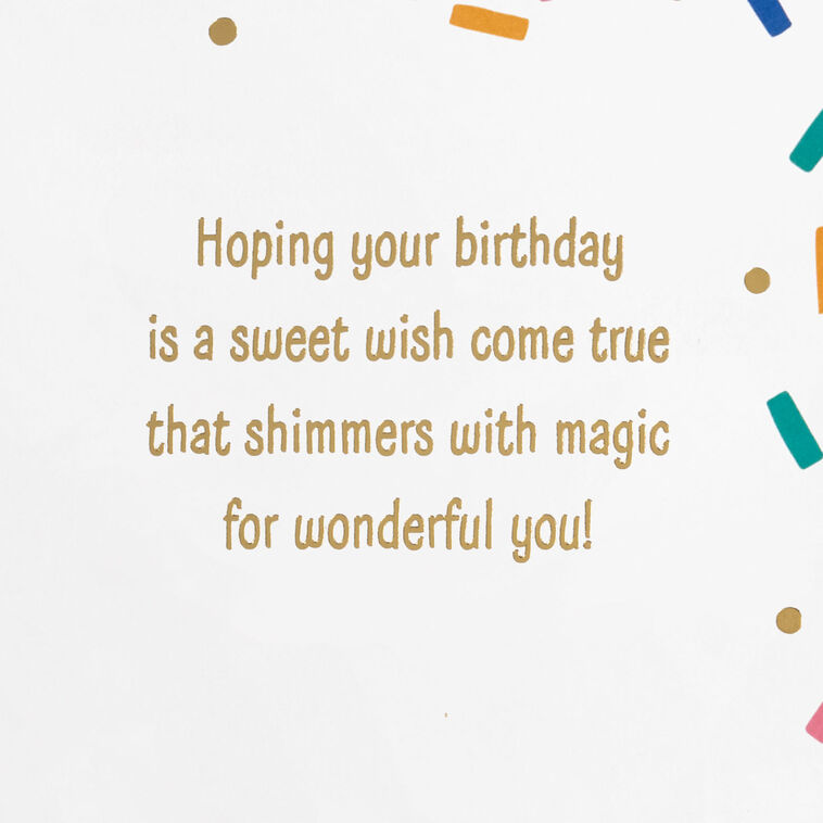 Hallmark Make A Wish Cupcake And Candle Birthday Card For Kids