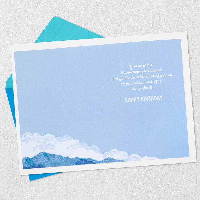 Hallmark Make The Most Of The Year Ahead Birthday Card