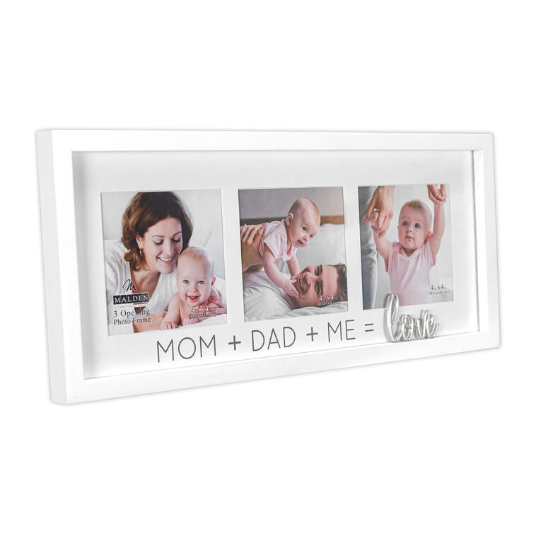 Hallmark Malden 4x4 Mom Dad And Me Wood Collage Picture Frame 15x7