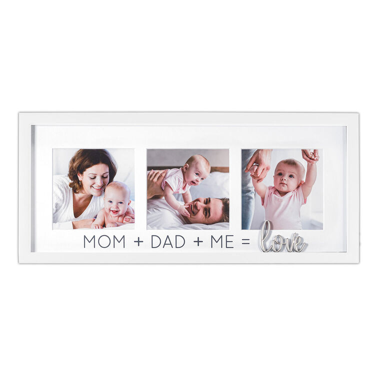 hallmark Malden 4x4 Mom Dad and Me Wood Collage Picture Frame 15x7