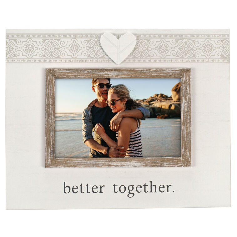 hallmark Malden Better Together Rustic Wood Picture Frame 4x6