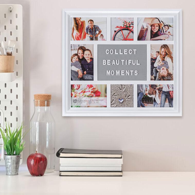 Hallmark Malden Photo Collage Letterboard White Picture Frame 18.5x16.5