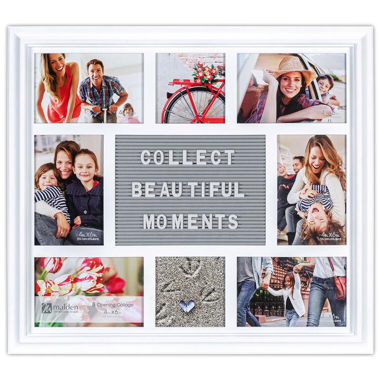 hallmark Malden Photo Collage Letterboard White Picture Frame 18.5x16.5