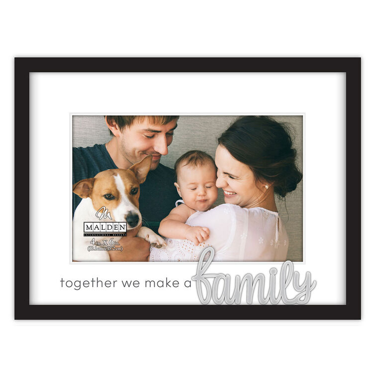 hallmark Malden Together We Make a Family Wood Picture Frame 4x6
