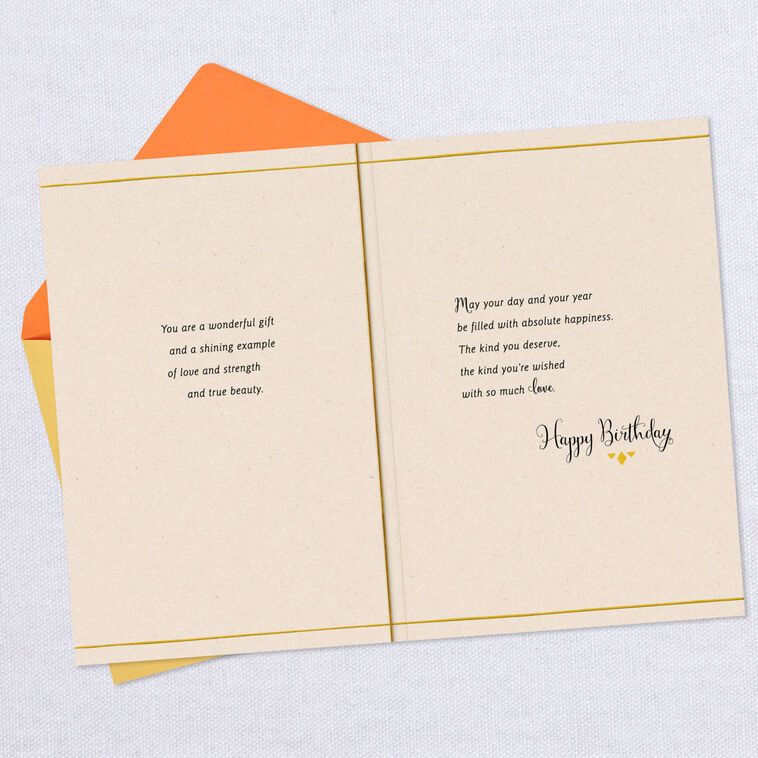 Hallmark Mama You Are A Wonderful Shining Example Birthday Card