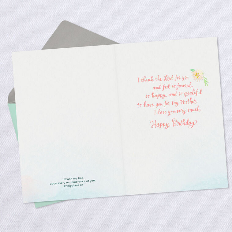 Hallmark Mama Your Life Is A Blessing Religious Birthday Card