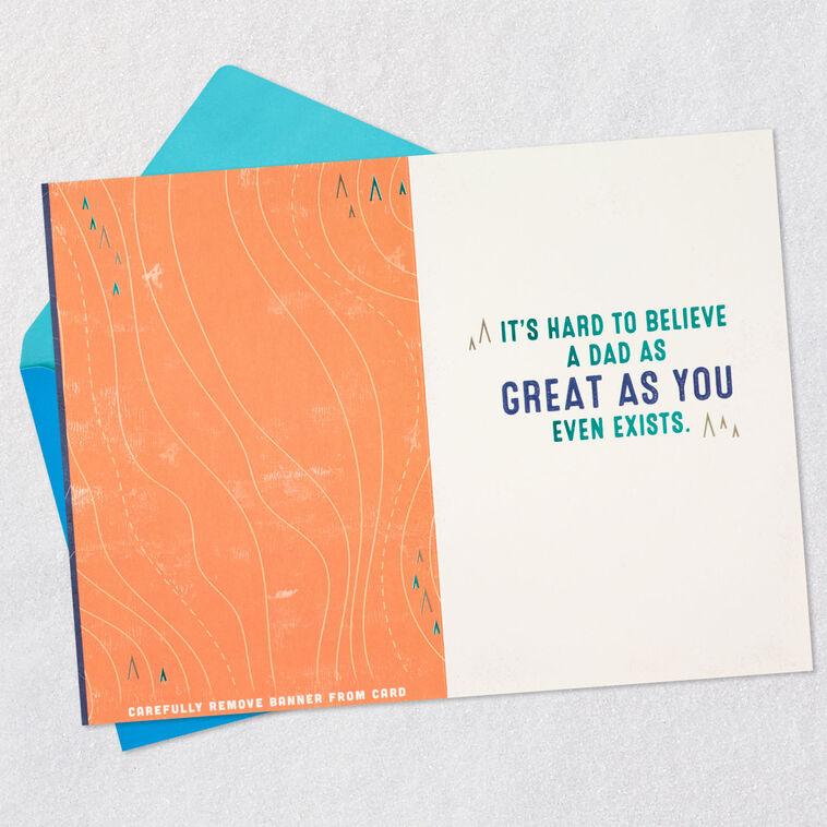 Hallmark Man Myth And Legend Funny Father's Day Card With Removable Banner