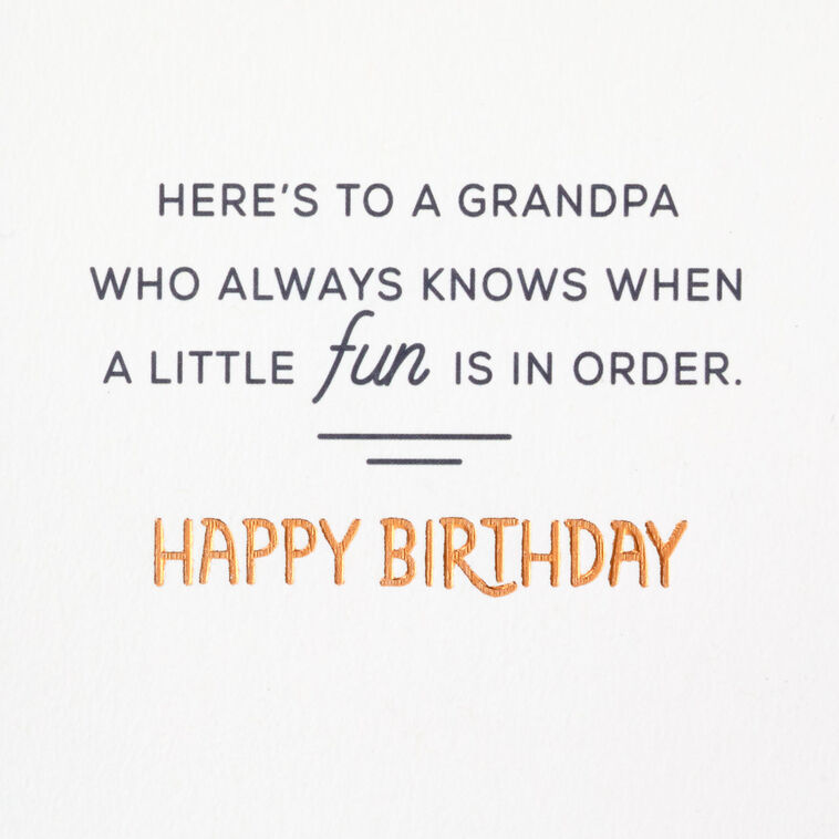 Hallmark Man Myth Mischief-Maker Birthday Card For Grandpa