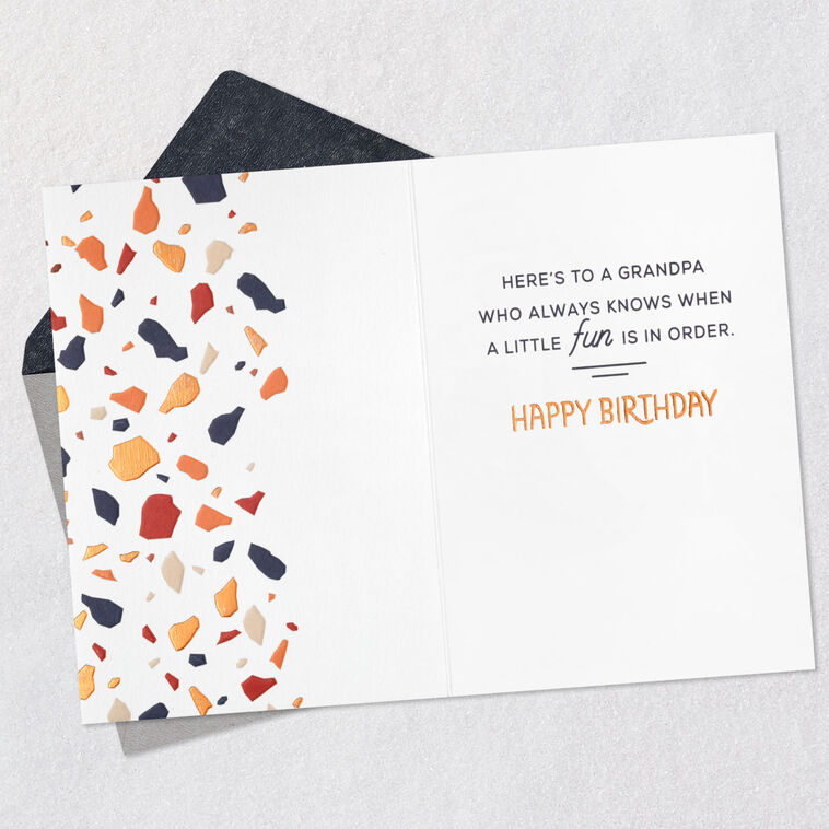Hallmark Man Myth Mischief-Maker Birthday Card For Grandpa