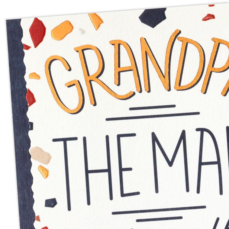 Hallmark Man Myth Mischief-Maker Birthday Card For Grandpa