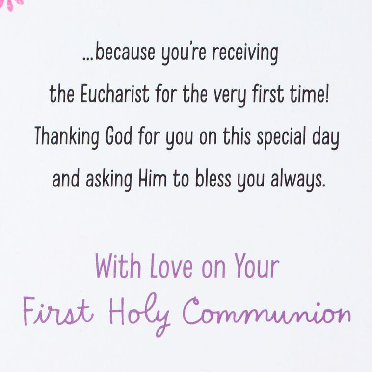 Hallmark Many Things To Celebrate Religious First Communion Card For Niece