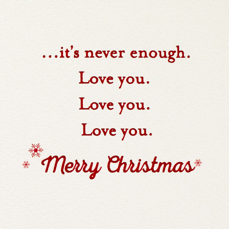 Hallmark Many Times Many Ways Christmas Card For Daughter