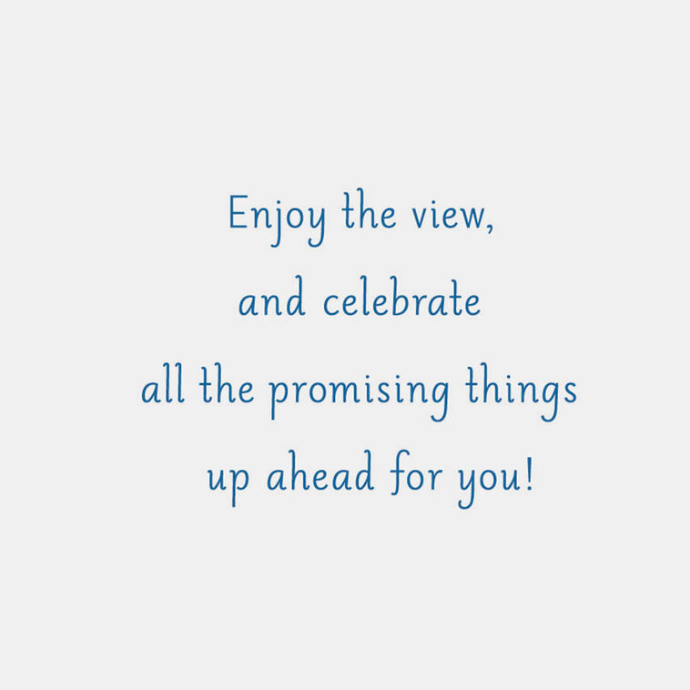Hallmark Marjolein Bastin Blue Skies Of Possibility Birthday Card