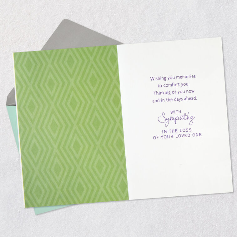 Hallmark Marjolein Bastin Bouquet Of Memories Sympathy Card