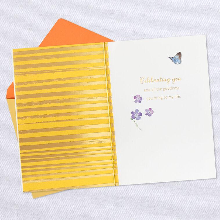 Hallmark Marjolein Bastin Bouquet With Butterflies Birthday Card