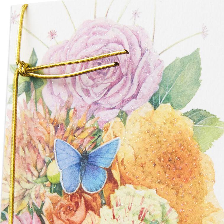 Hallmark Marjolein Bastin Bouquet With Butterflies Birthday Card