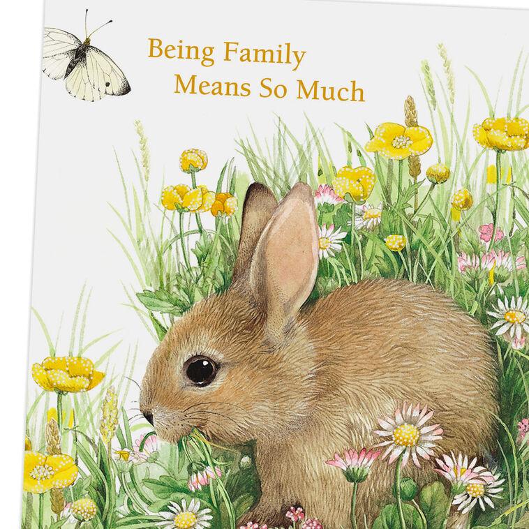 Hallmark Marjolein Bastin Bunny And Flowers Birthday Card