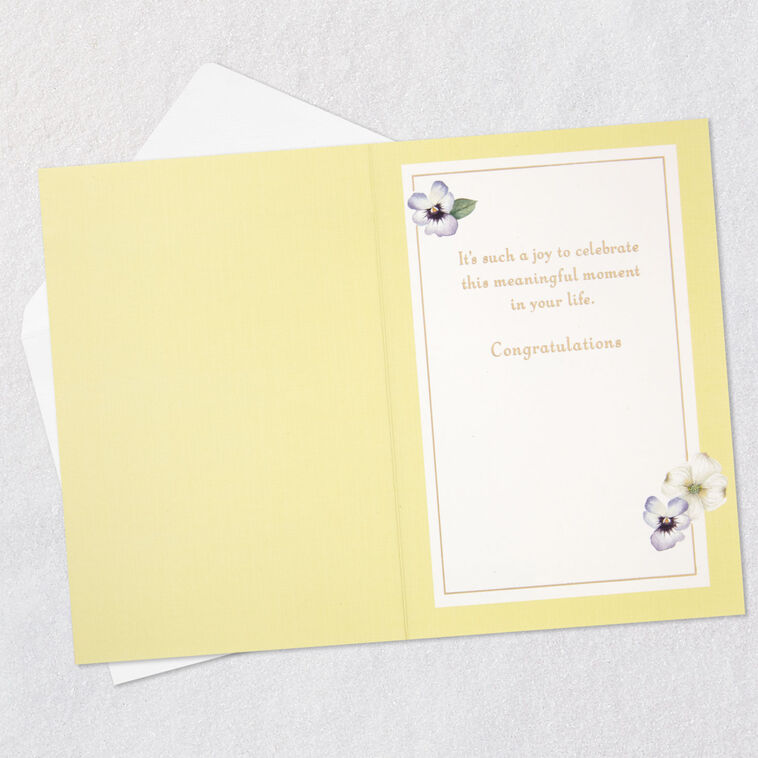 Hallmark Marjolein Bastin Celebrating This Meaningful Moment Congratulations Card