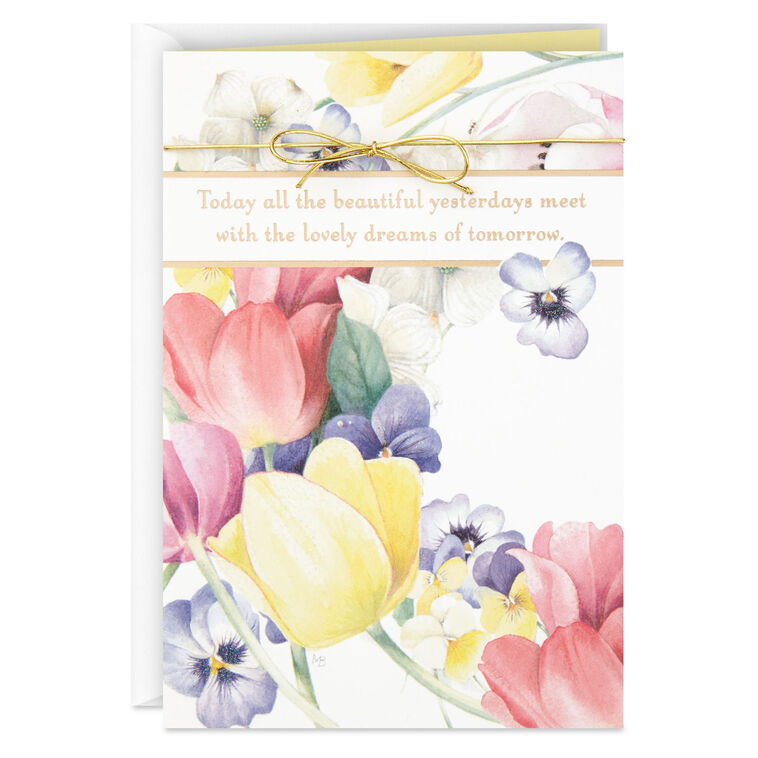 hallmark Marjolein Bastin Celebrating this Meaningful Moment Congratulations Card
