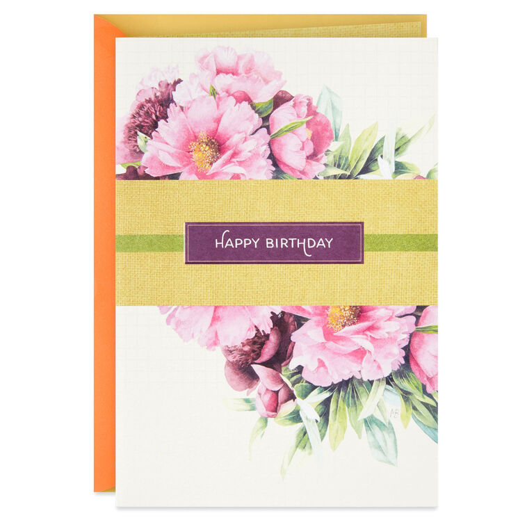 hallmark Marjolein Bastin Celebrating You Birthday Card for Her