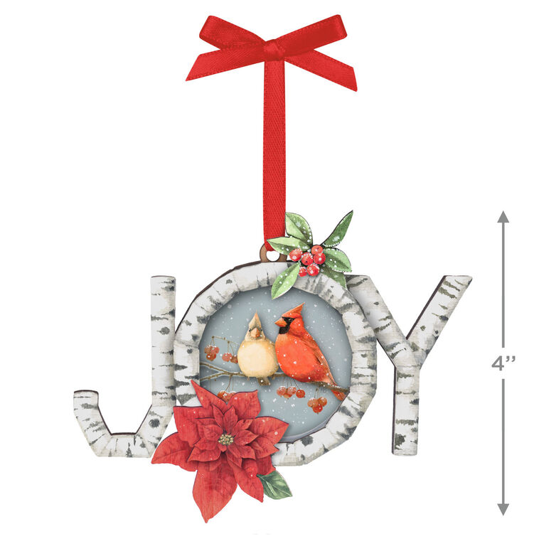 Hallmark Marjolein Bastin Charming Cardinals Papercraft Ornament