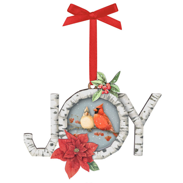hallmark Marjolein Bastin Charming Cardinals Papercraft Ornament