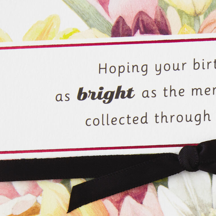 Hallmark Marjolein Bastin Collected Memories Birthday Card