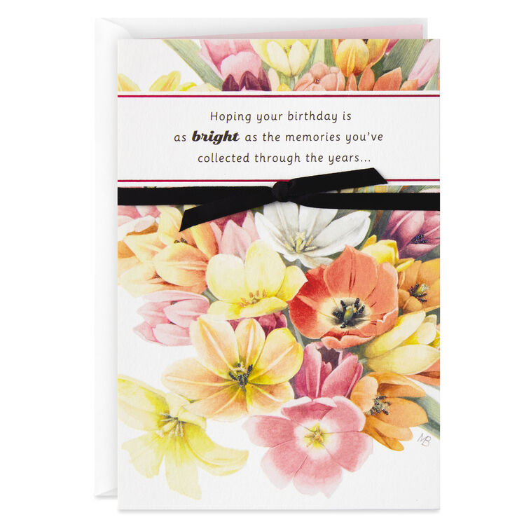 hallmark Marjolein Bastin Collected Memories Birthday Card