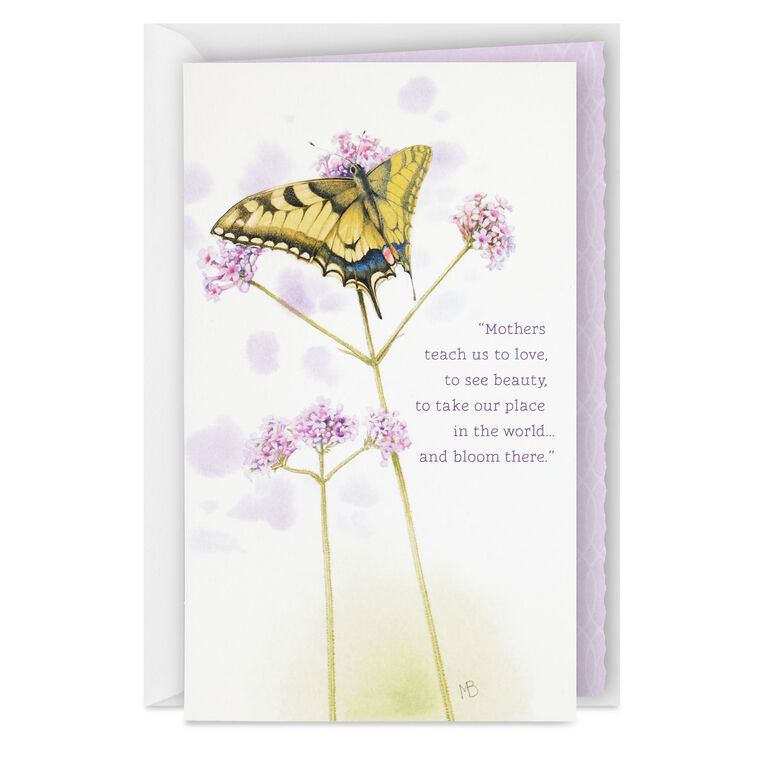 hallmark Marjolein Bastin Comfort and Peace Sympathy Card for Loss of Mother
