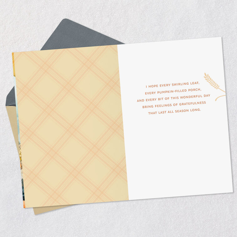 Hallmark Marjolein Bastin Feelings Of Gratefulness Thanksgiving Card