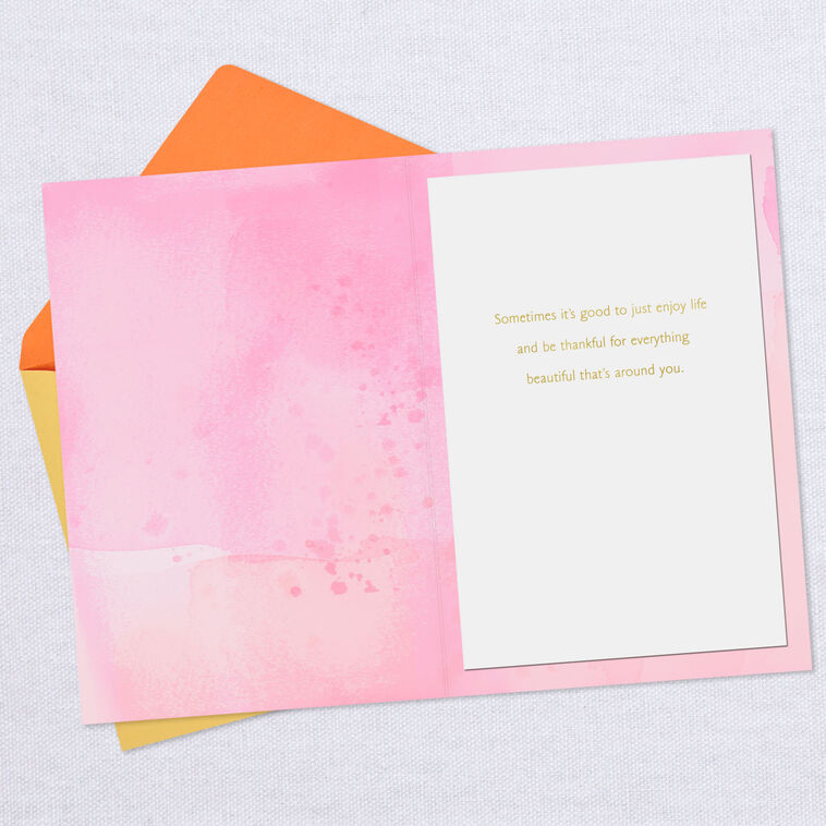 Hallmark Marjolein Bastin Happy Day Water Lilies Birthday Card