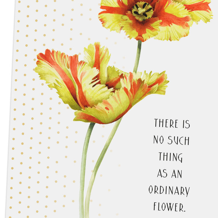 Hallmark Marjolein Bastin No Ordinary Flower Birthday Card
