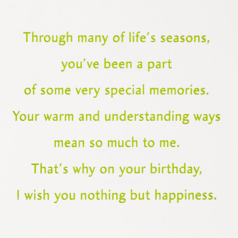 Hallmark Marjolein Bastin Nothing But Happiness Birthday Card