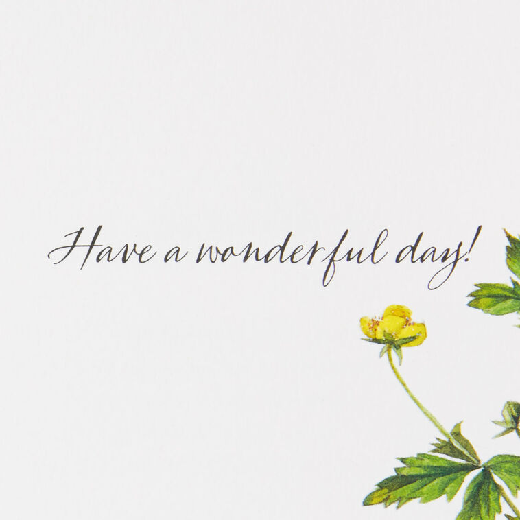 Hallmark Marjolein Bastin Snapdragon Flowers Birthday Card For Her