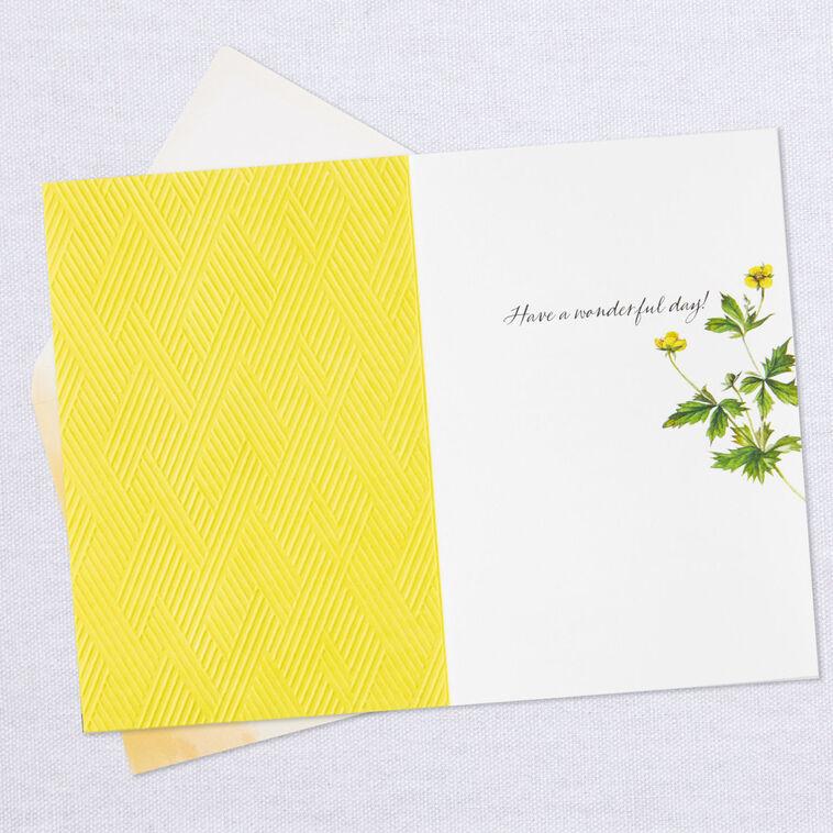 Hallmark Marjolein Bastin Snapdragon Flowers Birthday Card For Her