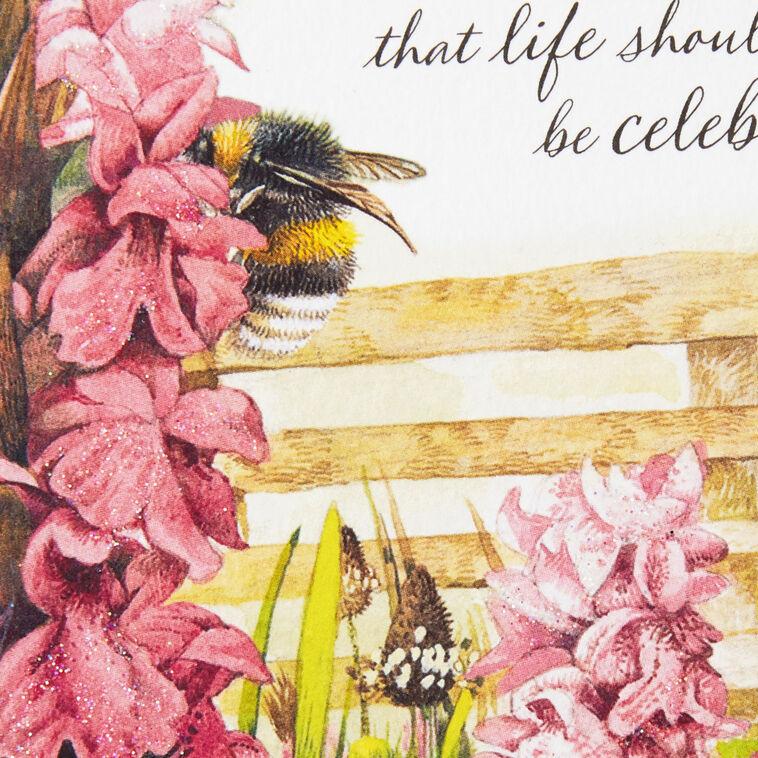 Hallmark Marjolein Bastin Snapdragon Flowers Birthday Card For Her